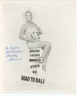 Dorothy Lamour (1914-1996) - ROAD TO BALI - (Earn 6 reward points on this item worth $1.50)