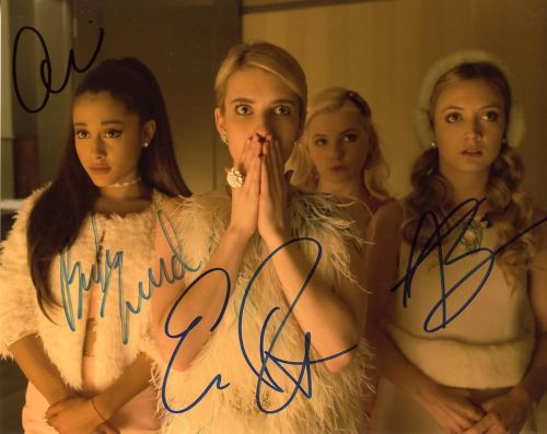 Scream Queens Cast Signed by 4